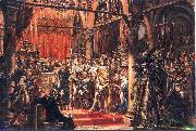 Jan Matejko Coronation of the First King of Poland oil painting reproduction